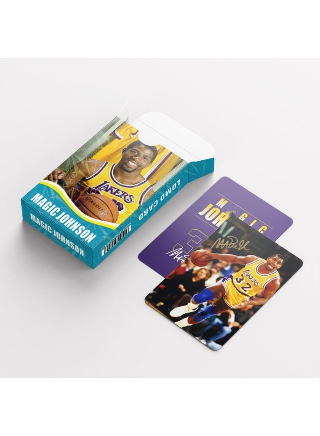 Pele Zidane Iverson Basketball Star Photo Card Star Sticker Lomo Card - Image 3